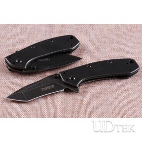  Kershaw 1555T fast opening black Titanium handle hunting knife UD405237